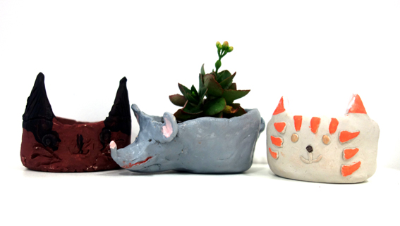Les petits pots en argile – Atelier Mirette et Pastel